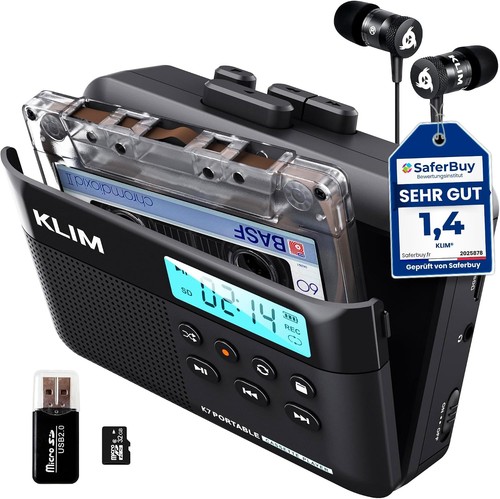 Kassettenspieler mit mp3 - k7,