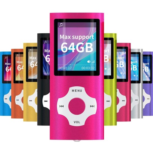 Mp3 mp4 player rosa - mp3, 1,8