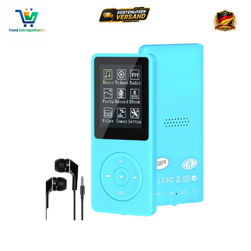 Mp3 player 8gb tragbar hifi - 8gb,