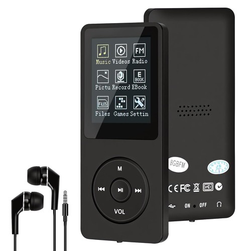 Mp3 player 8gb - 8gb, schwarz